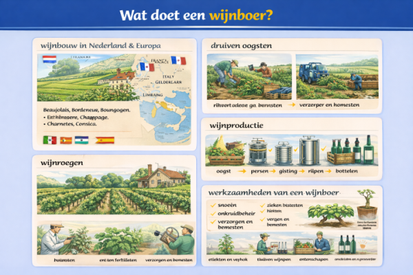 Alles over het beroep wijnboer Wat doet een wijnboer